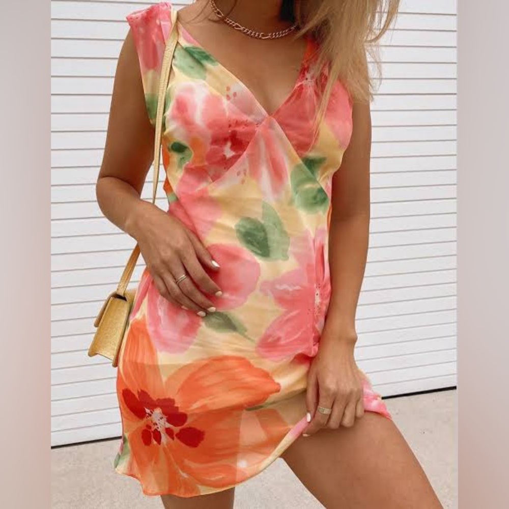 With Jean Lani Dress (Petunia) NWOT